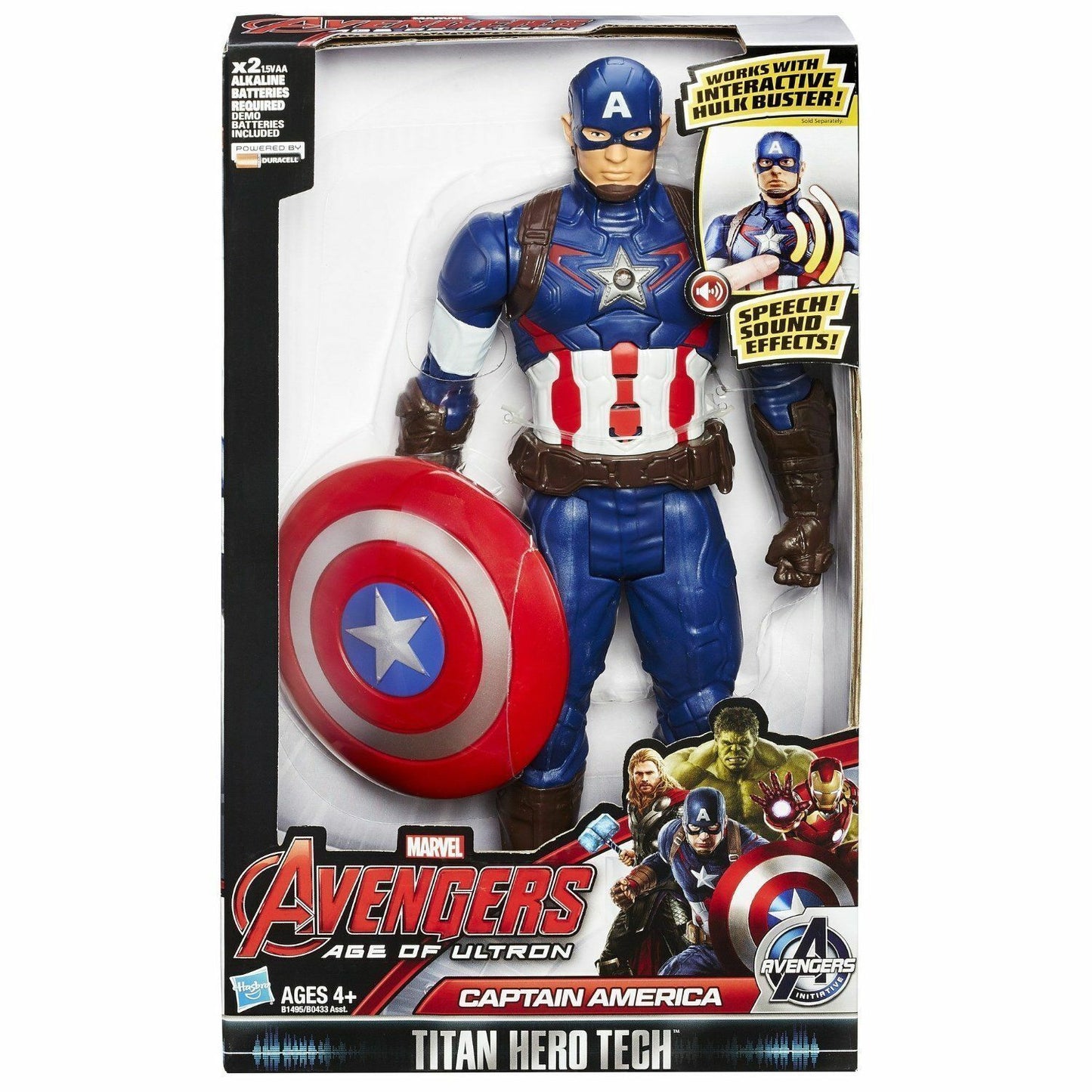 Marvel Avengers Titan Hero Tech Captain America Action Figure (12-Inch)
