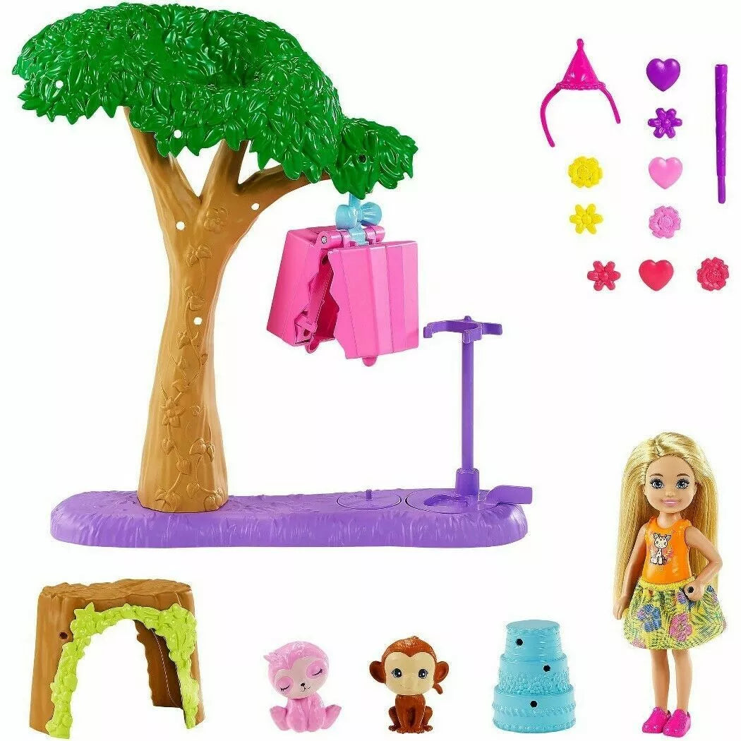 Barbie® and Chelsea™ The Lost Birthday™ Party Fun Playset with Doll & 2 Animals