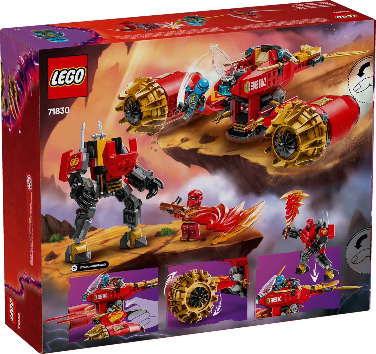 LEGO® NINJAGO® Kai’s Mech Storm Rider