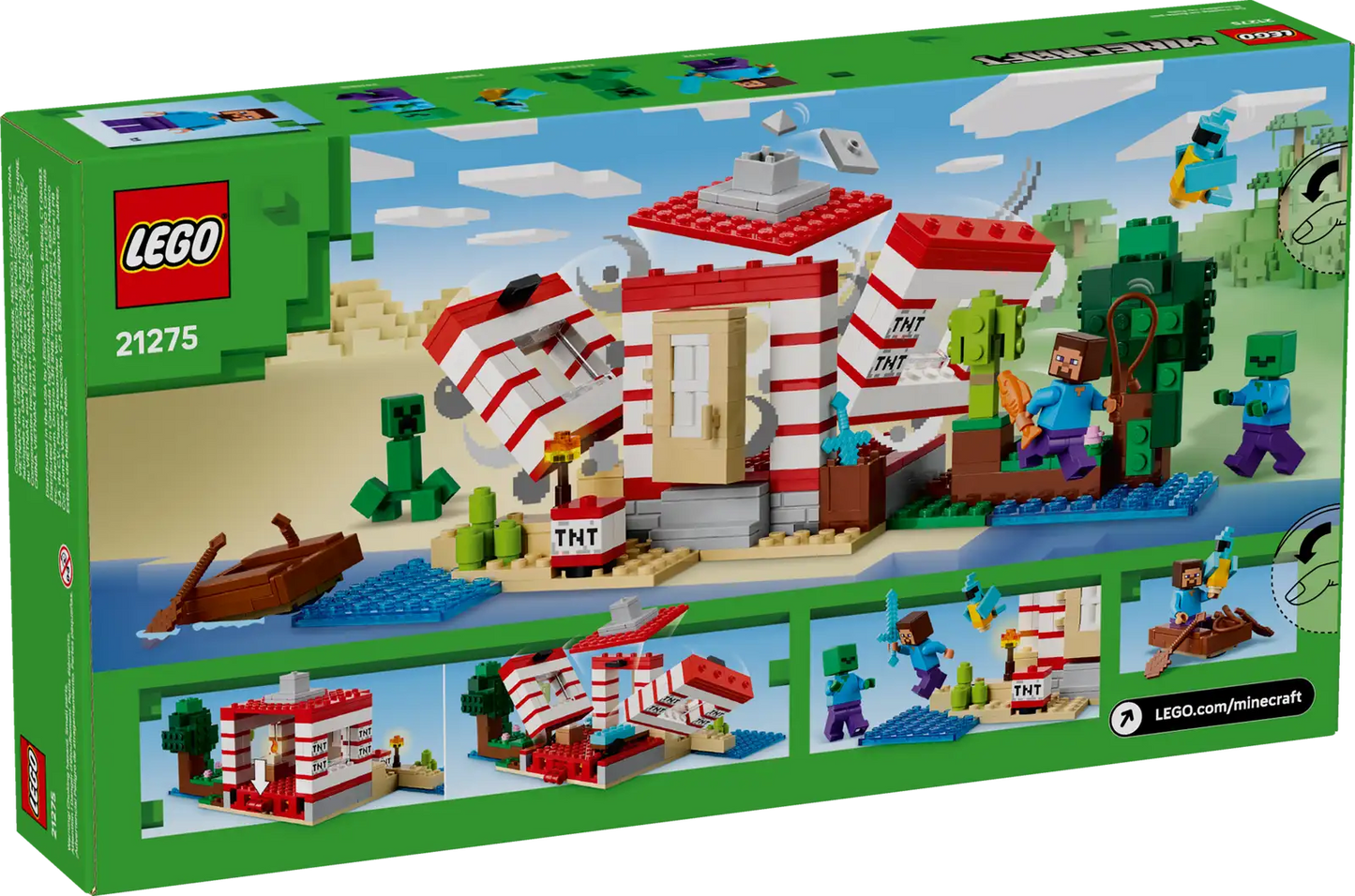 LEGO® Minecraft® The TNT Jungle House