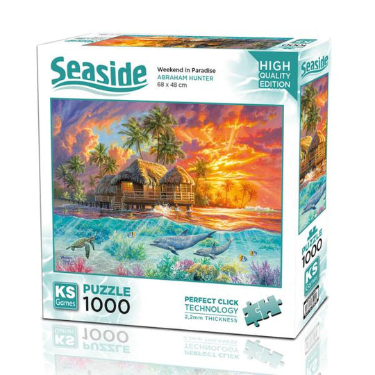 Seaside “Weekend in Paradise” 1000-Piece Puzzle (68 × 48 cm) - KS Games
