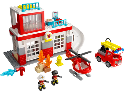 LEGO® DUPLO® Rescue Fire Station & Helicopter