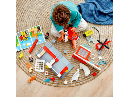 LEGO® DUPLO® Rescue Fire Station & Helicopter