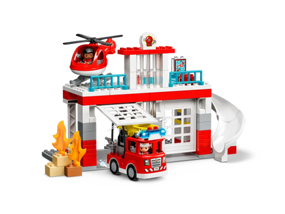 LEGO® DUPLO® Rescue Fire Station & Helicopter