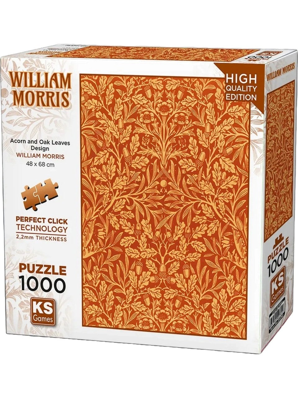 William Morris “Acorn & Oak Leaves” 1000-Piece Puzzle - KS Games