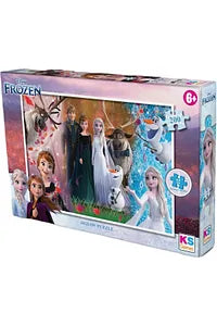 Disney Frozen Elsa & Anna 200-Piece Jigsaw Puzzle -KS Games