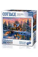 KS Games Cottage “Christmas Lights” 1000-Piece Puzzle – Dominic Davison