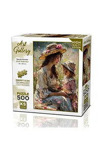Art Gallery “Mother & Child” 500-Piece Jigsaw Puzzle - KS Games