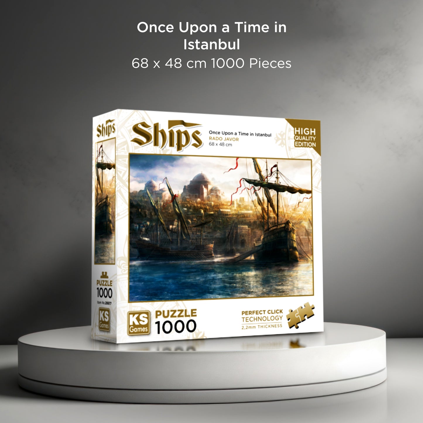 Ships “Once Upon a Time in İstanbul” 1000-Piece Puzzle - KS Games
