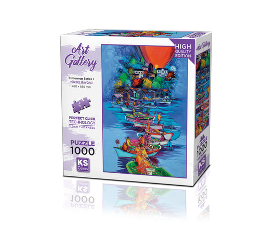 “Fishermen Series I” 1000-Piece Puzzle - KS Games