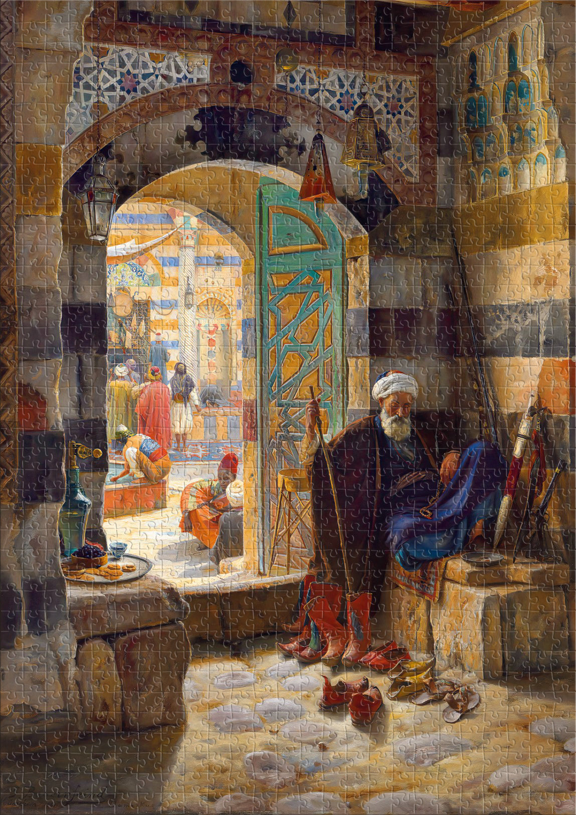 “Warden of the Mosque, Damascus” – 1000-Piece KS Games Puzzle