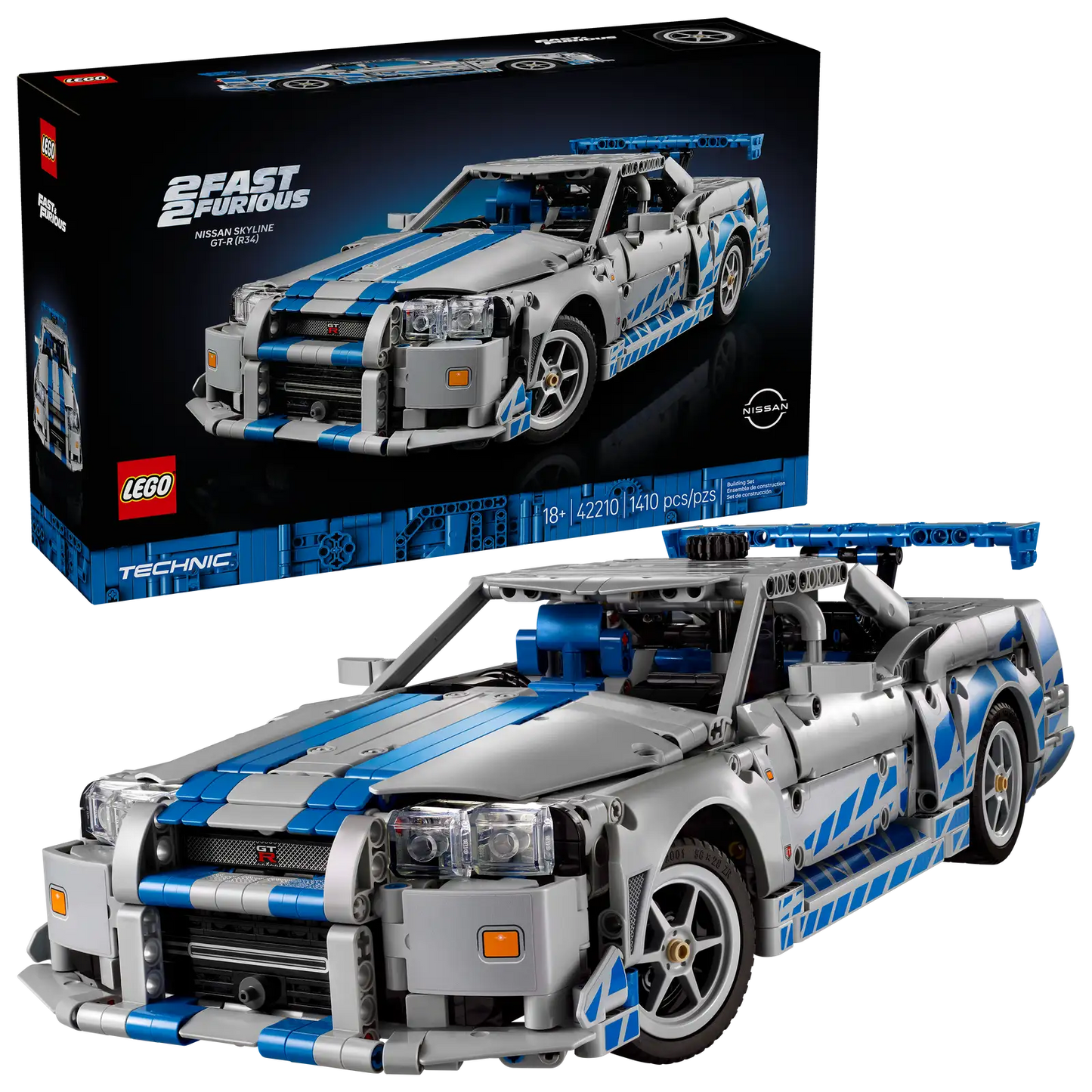 LEGO® Technic™ 2 Fast 2 Furious Nissan Skyline GT-R (R34) Car