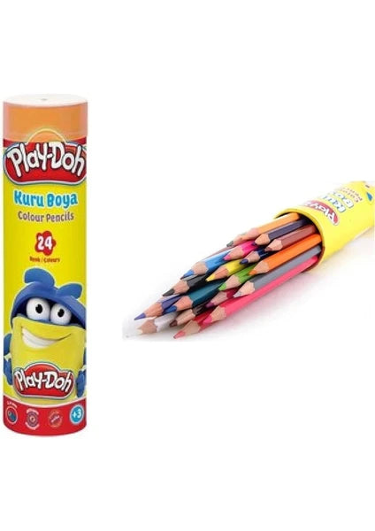 Play-doh 24 Colour Pencils