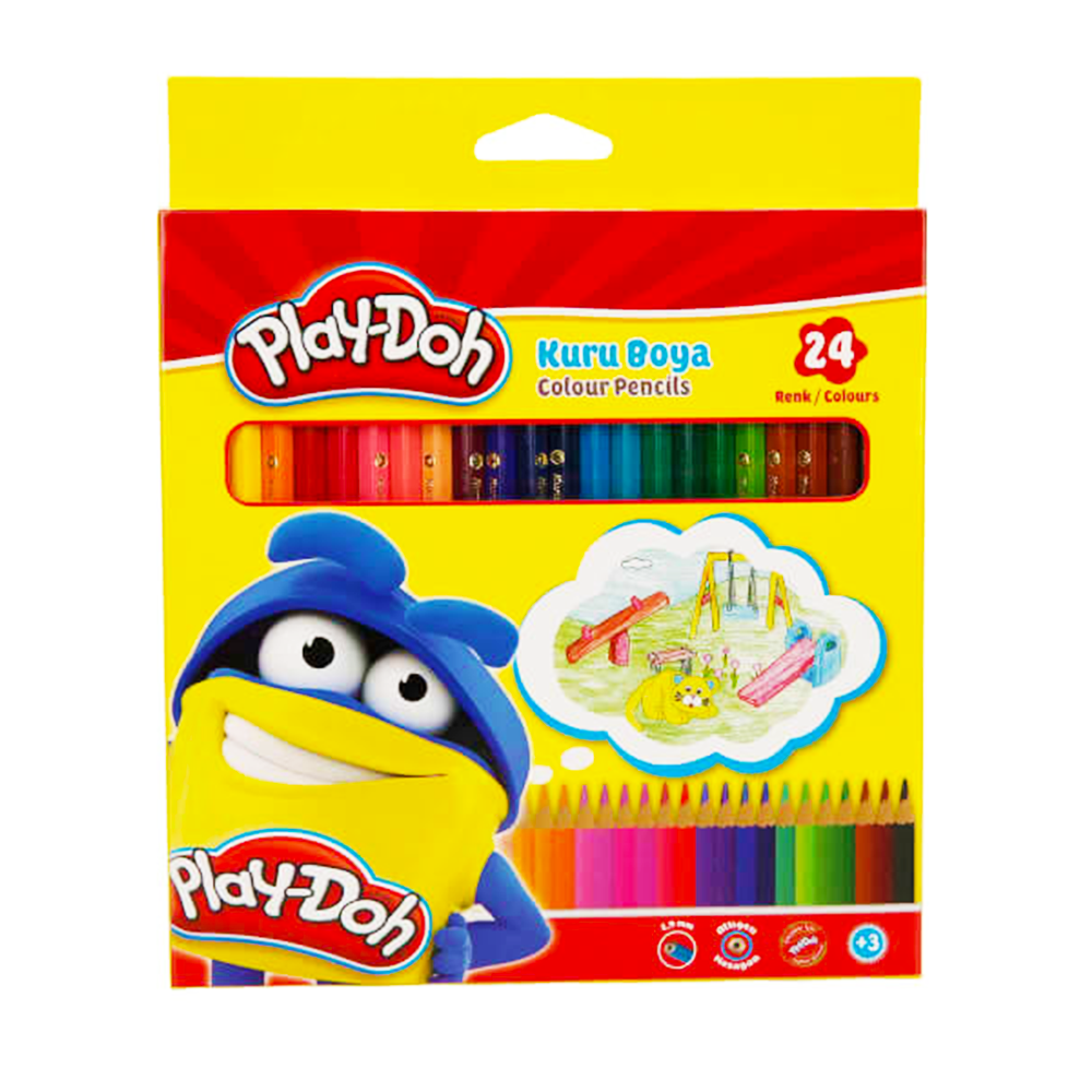 PlayDoh Color Pencils – Pack of 24