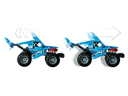 LEGO® Technic™ Megalodon™ Pull-Back Truck 42134