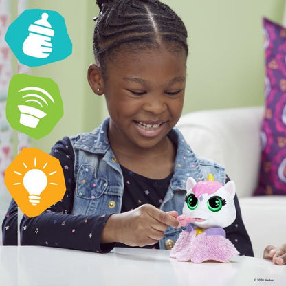 FurReal Airina the Unicorn Interactive Feeding Pet Toy.