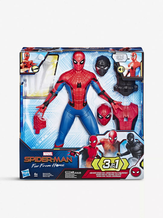 Web Gear Spider-Man 3-in-1 Action Figure With Suits Sounds and Web Blaster