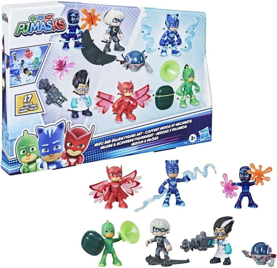 PJ Masks Hero and Villain Figure Set