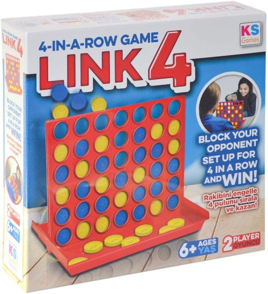 Link 4, 4-in-a-Row Strategy Game