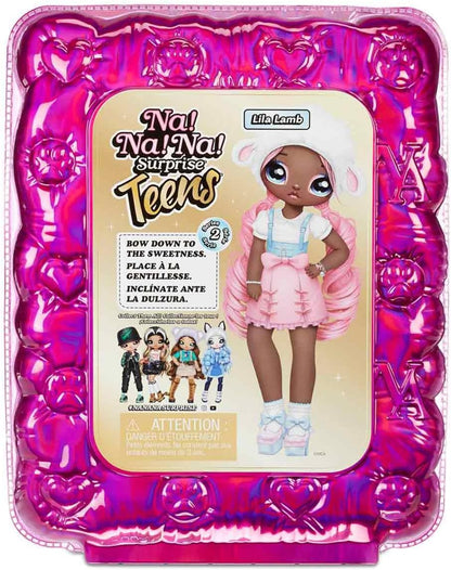Lila Lamb Na Na Na Surprise Teens 11″ Soft Posable Fashion Doll