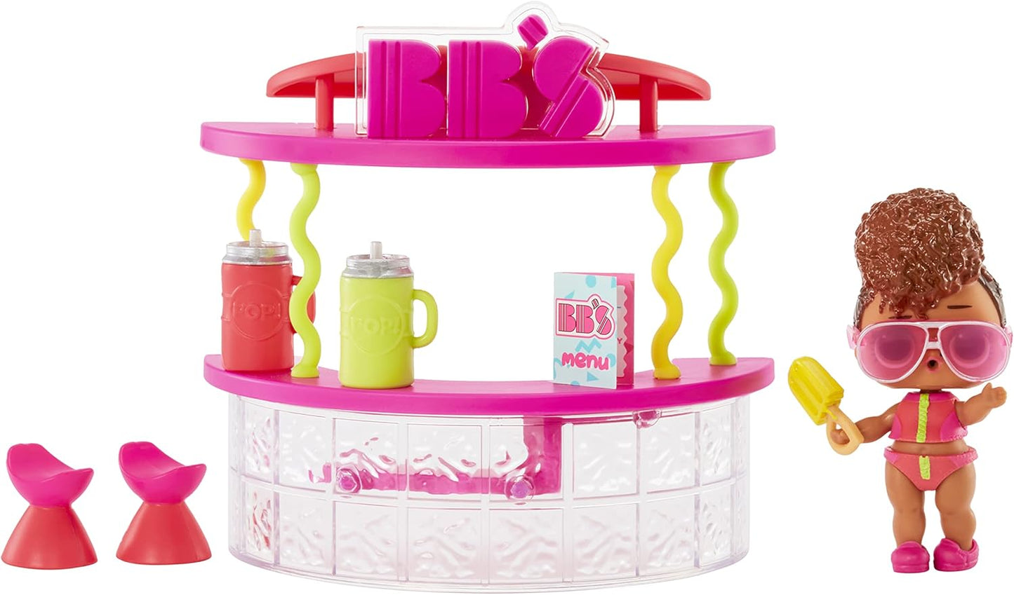 LOL Surprise OMG House of Surprises Series - Snack Bar Playset with RIP TIDE Doll