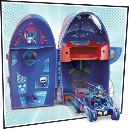 PJ Masks 2-in-1 HQ Rocket & Catboy Playset