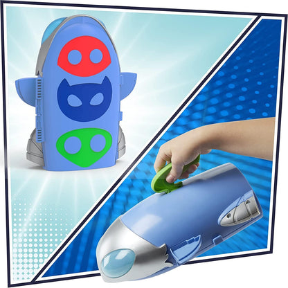 PJ Masks 2-in-1 HQ Rocket & Catboy Playset