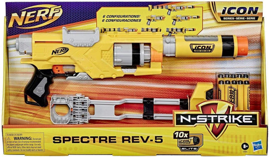 Nerf N-Strike Icon Series Spectre Rev-5 Blaster – 10 Darts