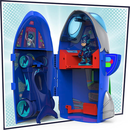 PJ Masks 2-in-1 HQ Rocket & Catboy Playset