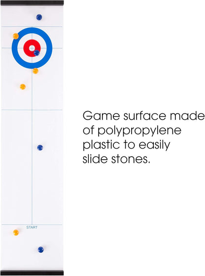 Tabletop Curling Game with Magnetic Board
