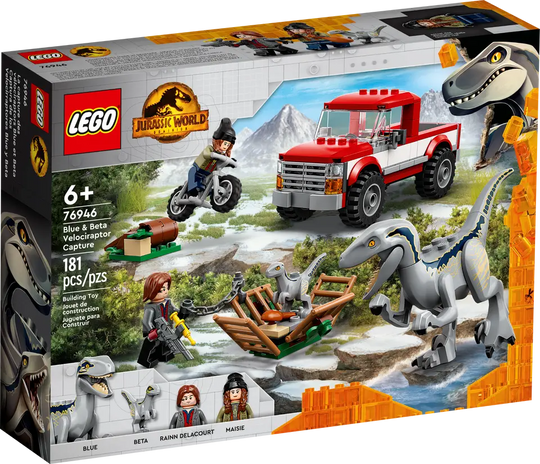 LEGO® Jurassic World Blue & Beta Velociraptor Capture
