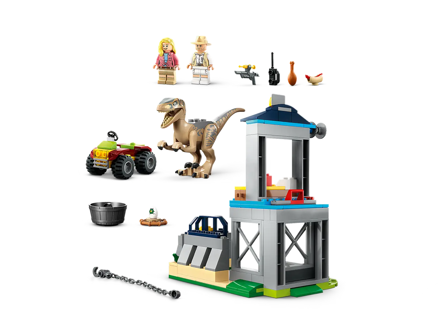 LEGO® Jurassic Park Velociraptor Escape