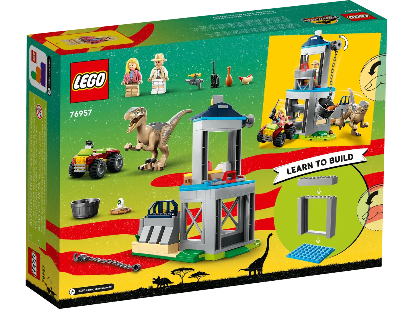LEGO® Jurassic Park Velociraptor Escape