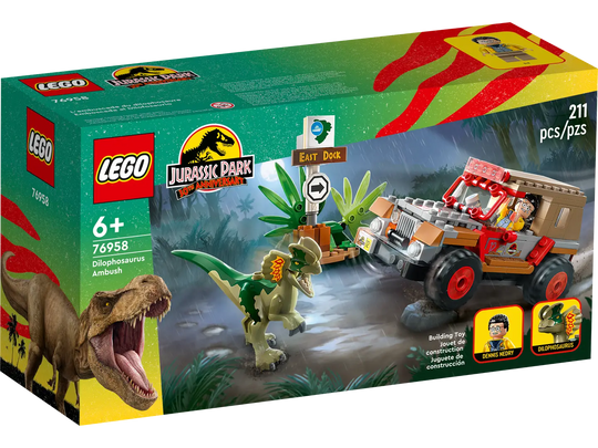 LEGO® Jurassic Park Dilophosaurus Ambush
