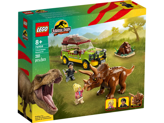 LEGO® Jurassic Park Triceratops Research