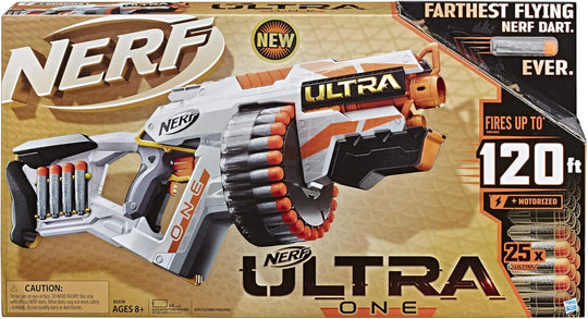 Nerf Ultra One Motorized Blaster with 25-Dart Drum and 25 Ultra Darts