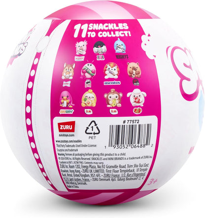 Zuru Snackles Series 2 Mystery Capsule – Mini Plush with Licensed Snack & Collectible Comic