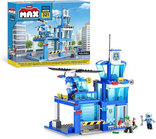 ZURU MAX Police Station Playset – 321 Pieces