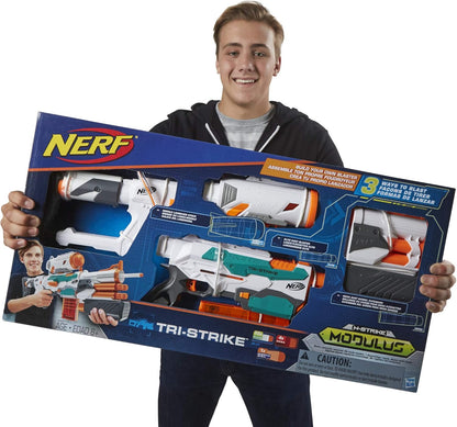 Nerf N-Strike Modulus Tri-Strike Blaster – 3-in-1