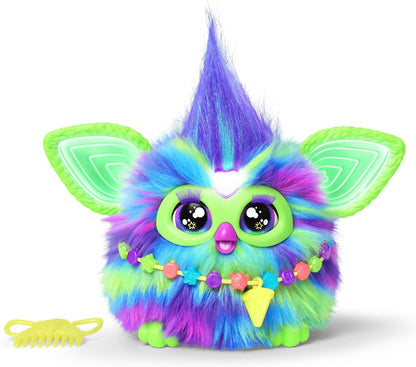 Furby Glow in the Dark Galaxy Edition Plush, Voice Activated, Interactive Toys