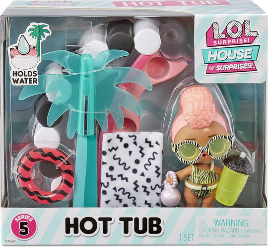 L.O.L. Surprise! Omg House Of Surprises Hot Tub Playset With Yacht B.B.
