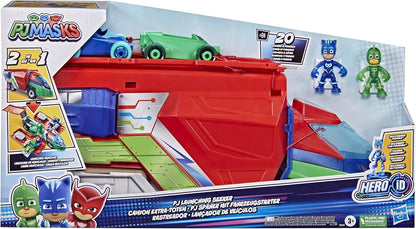 PJ Masks PJ Launching Seeker 2-in-1 Playset with Catboy & Gekko