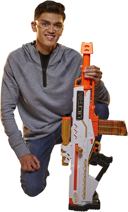 Nerf Ultra Pharaoh Gold Edition Blaster with Scope and 10 Darts