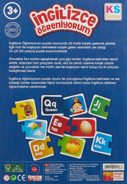 English Learning Puzzle Game - ks games