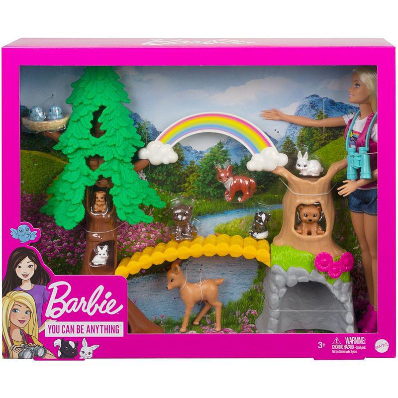Barbie® Wilderness Guide Interactive Playset with Blonde Barbie® Doll