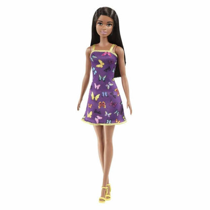 Barbie® Doll in a purple dress with butterflies