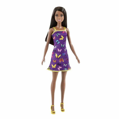 Barbie® Doll in a purple dress with butterflies