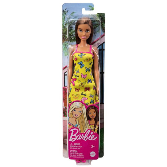 Barbie® Doll in a yellow dress with butterflies