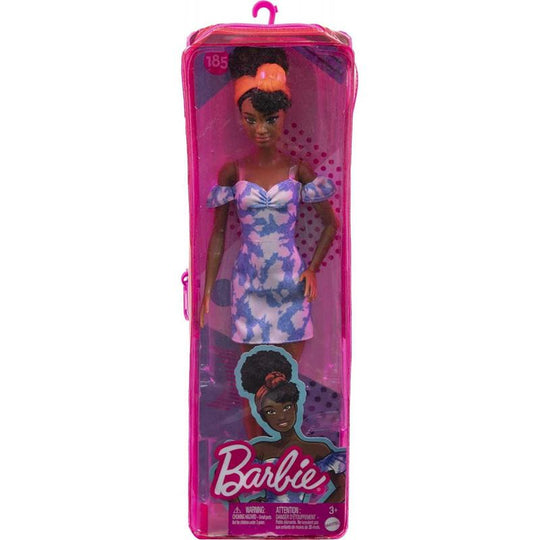 Barbie® Fashionistas Doll #185 with Curly Hair and Denim Dress