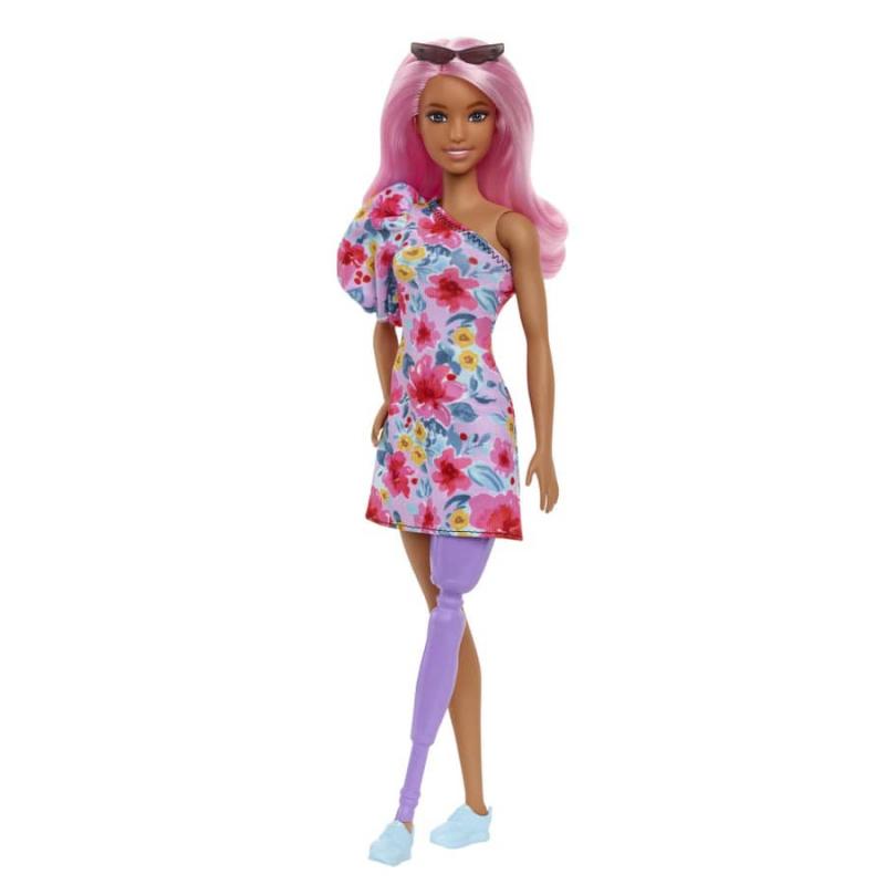 Barbie® Fashionistas Doll #189 with Pink Hair and Prosthetic Leg